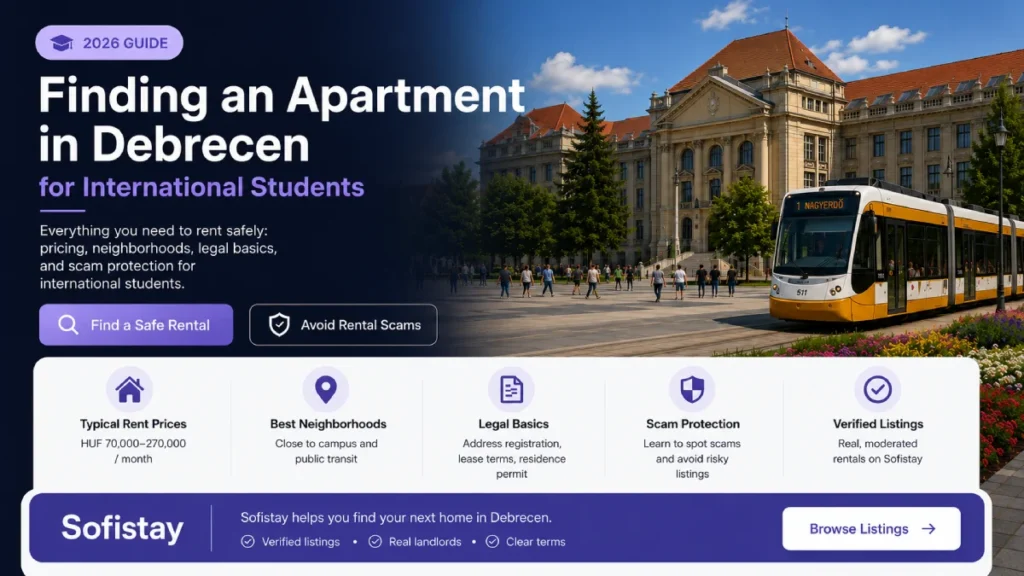 Finding Student Accommodation in Debrecen: The Complete 2026 Guide for International Students